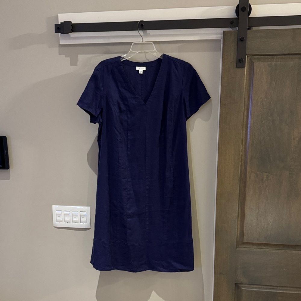 J. Jill plum Linen Dress xl Tall